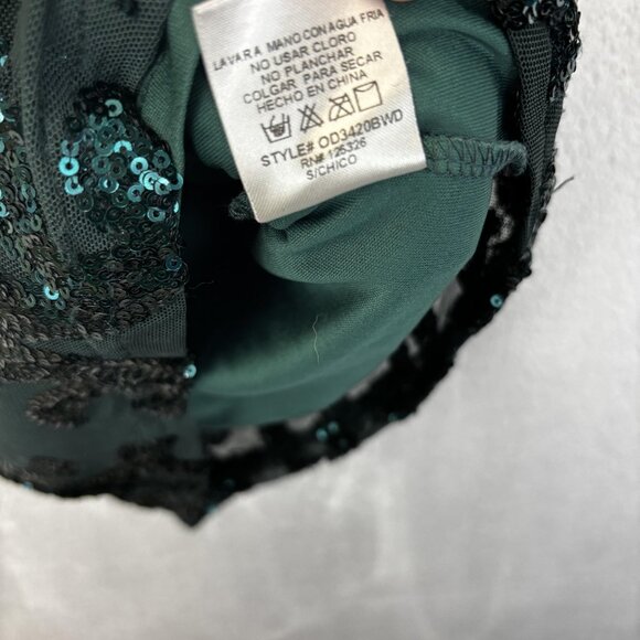 Windsor Green Sequin Mini Party Dress Womens Small S Bodycon Cocktail Holiday - Picture 9 of 12